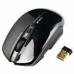 Ficha técnica e caractérísticas do produto Mouse Wireless Usb 1600 Dpi Smarte Li Preto E-Blue