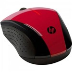 Mouse Wireless X3000 Vermelho/ Preto HP
