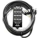 Ficha técnica e caractérísticas do produto Multicabo Completo Wireconex 12 Vias XLR 20 Metros