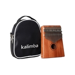 Ficha técnica e caractérísticas do produto 17 Key Kalimba Mbira Calimba Mogno Africano Thumb Piano Madeira Musical Instrument Gostar