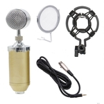 Ficha técnica e caractérísticas do produto Niceday BM-8000 Microfone do Computador de rede K Canção externo Sound Card microfone condensador