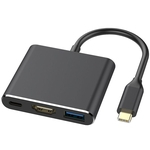 Ficha técnica e caractérísticas do produto Niceday USB-C ao adaptador HDMI USB 3.1 Tipo C para HDMI 4K Multiport AV Converter com USB 3.0 Porto e USB C Porta de Carregamento para MacBook / Chromebook Pixel / Dell XPS13