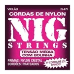 Ficha técnica e caractérísticas do produto Cordas Para Violão Nylon Cristal Média Tensão N-475 - NIG