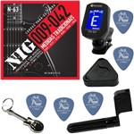 Ficha técnica e caractérísticas do produto Nig N63 Tradicional Class Nickel Wound Cordas de Guitarra 09 042 + Kit de Acessórios IZ2