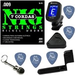 Ficha técnica e caractérísticas do produto Nig N70 Encordoamento para Guitarra 7 Cordas 09 054 + Kit de Acessórios IZ2