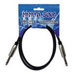 Ficha técnica e caractérísticas do produto Ninja Som - Cabo P10/p10 1mt
