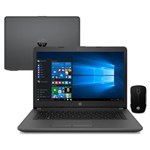 Ficha técnica e caractérísticas do produto Notebook HP 246 G6 com Intel® Core™ I5-7200U, 4GB, 500GB, LED 14” e Windows 10 + Mouse HP Z3200 Sem Fio - Preto