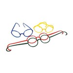 Óculos Maluco Colorido - Pacote com 8 Unidades
