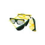 Ficha técnica e caractérísticas do produto Óculos Persiana Amarelo e Verde - Pacote com 6 Unidades