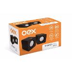 Ficha técnica e caractérísticas do produto Oex Caixa de Som Speaker Sk-102 3w Rms P2 Preto