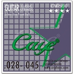 Ficha técnica e caractérísticas do produto Orphee CAYE 6 Pcs Limpar Nylon Silver Plated cordas da guitarra clássica tensão normal Cordas da guitarra