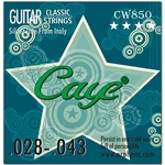 Ficha técnica e caractérísticas do produto Orphee CAYE 6 Pcs Limpar Nylon Silver Plated cordas da guitarra clássica tensão normal