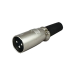 Ficha técnica e caractérísticas do produto LAR P553 3 Pin XLR Welding Masculino plug cabeça DIY Macho Microfone Conector do Cabo