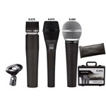 Pack com 3 Microfones S-580 Waldman S-580-3p