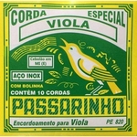 Ficha técnica e caractérísticas do produto Paganini Jogo de Corda Passarinho Viola Cebolão Mi-E PE820