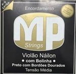 Ficha técnica e caractérísticas do produto Paganini Jogo De Corda Violão Náilon Preto C/ Bolinha MPE250