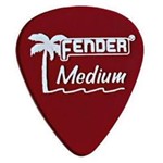 Ficha técnica e caractérísticas do produto Palheta Califórinia Medium Vinho - Fender