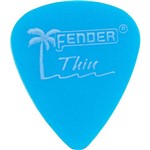Palheta California Clear Fina Azul Fender Pct C/ 12
