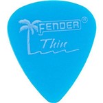 Ficha técnica e caractérísticas do produto Palheta California Clear Fina Azul Fender - Caixa C/ 12 Unidades