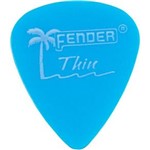 Ficha técnica e caractérísticas do produto Palheta California Clear Fina Azul Fender