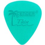Palheta California Clear Fina Verde Fender Pct C/ 12