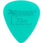 Ficha técnica e caractérísticas do produto Palheta California Clear Fina Verde Fender