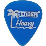 Palheta California Clear Grossa Azul Fender
