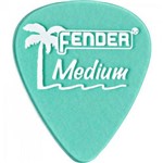 Palheta California Clear Media Verde Fender