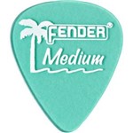 Ficha técnica e caractérísticas do produto Palheta California Clear Media Verde Fender