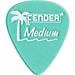 Ficha técnica e caractérísticas do produto Palheta California Clear Média Verde Fender