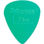 Ficha técnica e caractérísticas do produto Palheta California Fina Verde - Fender