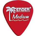 Ficha técnica e caractérísticas do produto Palheta California Média Vinho Fender