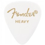Ficha técnica e caractérísticas do produto Palheta Celuloide 351 Heavy Branco Fender