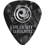 Ficha técnica e caractérísticas do produto Palheta Celuloide Heavy Perolada 1CBKP6 Preta Planet Waves