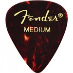 Ficha técnica e caractérísticas do produto Palheta Celulóide Shape Classic 351 Medium Tortoise Shell Fender