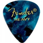 Ficha técnica e caractérísticas do produto Palheta Celuloide Shape Premium 351 Heavy Ocean Turquoise Fender