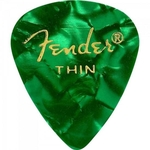 Ficha técnica e caractérísticas do produto Palheta Celulóide Shape Premium 351 Thin Green Moto Fender - Pct / 144
