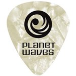 Ficha técnica e caractérísticas do produto Palheta de Celuloide para Guitarra 1Cwp2-10 Branco Pérola Leve com 10 Unidades Planet Waves