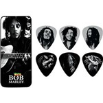 Ficha técnica e caractérísticas do produto Palheta Dunlop Bob Marley Silver Portrait Média Lata com 6 Un (8163)