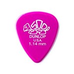 Ficha técnica e caractérísticas do produto Palheta Dunlop Delrin 1,14mm Rosa 12 Unidades
