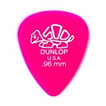 Ficha técnica e caractérísticas do produto Palheta Dunlop Delrin 500 0,96mm - Rosa