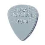 Ficha técnica e caractérísticas do produto Palheta Dunlop Nylon Standard 0,60mm - Cinza Claro