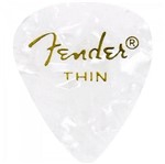 Ficha técnica e caractérísticas do produto Palheta Fender Celuloide 351 Fina BR