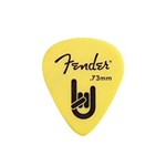 Ficha técnica e caractérísticas do produto Palheta Fender Rock On 0.73mm Amarela - Pacote com 12