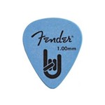 Ficha técnica e caractérísticas do produto Palheta Fender Rock On 1mm Azul - Pacote com 12