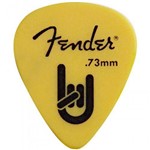 Ficha técnica e caractérísticas do produto Palheta Fender Rock-On Touring 0.73mm Amarela