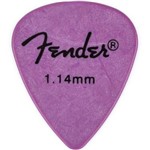 Ficha técnica e caractérísticas do produto Palheta Fender Rock-on Touring 1.14mm Grossa - Roxa