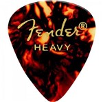 Ficha técnica e caractérísticas do produto Palheta Fender Shape Classic Heavy