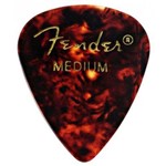 Ficha técnica e caractérísticas do produto Palheta Fender Shell Média - Tortoise