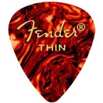 Ficha técnica e caractérísticas do produto Palheta Fender Tradicional Fina Tortoise Shell - Embalagem C/ 12
